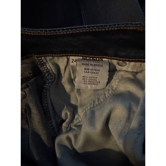 Hudson Bacara Crop Straight Cuffed, NWT, Size 24 Y2K, Jeans - Picture 5 of 6